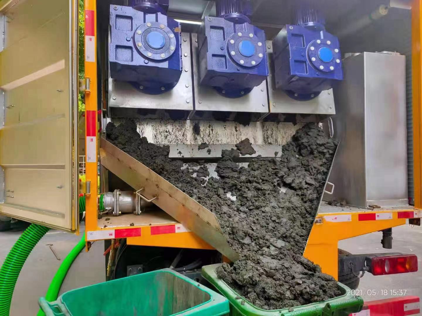 应县化粪池清掏城市维护站-泥浆净化干湿分离处理